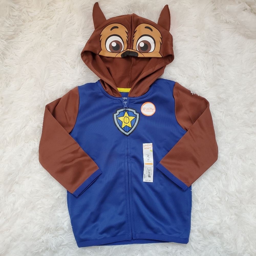 New Toddler Paw Patrol Chase Costume Hoodie